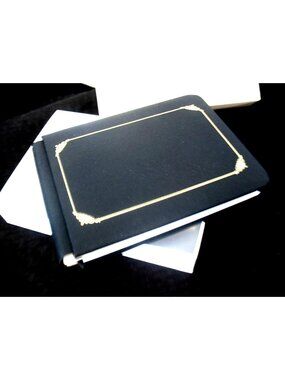 5x7 CREATIVE MEMORIES ALBUM, Black with Border and gift box